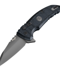 SIG Sauer Knives SIG16162 X1-MicroFlip Tactical Manual Folder Grey Cerakote Finish Wharncliffe Blade with Solid Black G10 Frame Handles