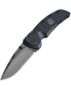 SIG Sauer by Hogue HOGK36172 EX-01 Tactical Manual Folder Grey Cerakote Finish Drop Point Blade with Solid Black G10 Frame Handles