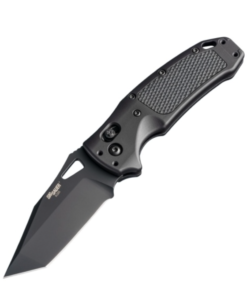 SIG Sauer by Hogue HOGK36364 K320 AXG Pro Manual Folder Black Cerakote Finish Tanto Blade with Matte Black Aluminum Frame/ Solid Black G10 Insert Handles