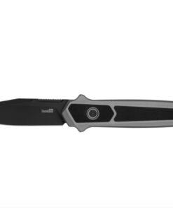 Kershaw 7951 Auto Launch 17 Automatic Knife Black Cerakote Blade with Gray Anodized Aluminum Handles