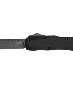 Kershaw 9000T Matt Diskin Livewire OTF Automatic Magnacut Blackwash Tanto Blade with Black Aluminum Handles