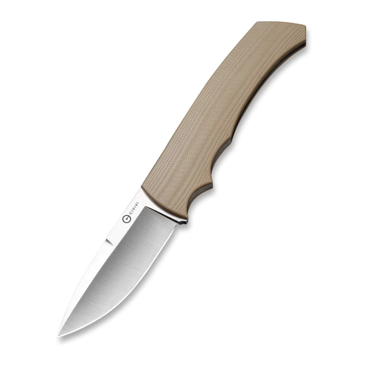 We Knife - CIVIVI M2 Backup Tan G10 Handle Satin Finished D2