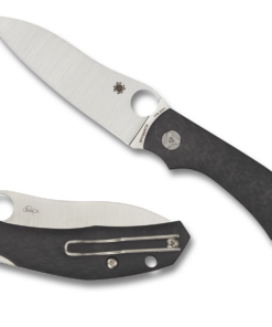 Spyderco Phillips Kapara Compression Lock Knife Carbon Fiber (3.5" Satin)