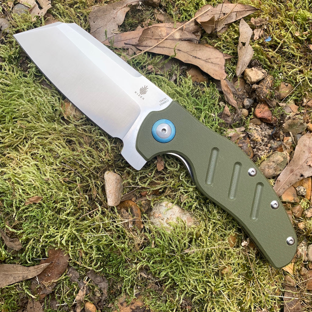 Kizer V5488C2 Kizer C01c(XL) Sheepdog OD Green G10 Knife