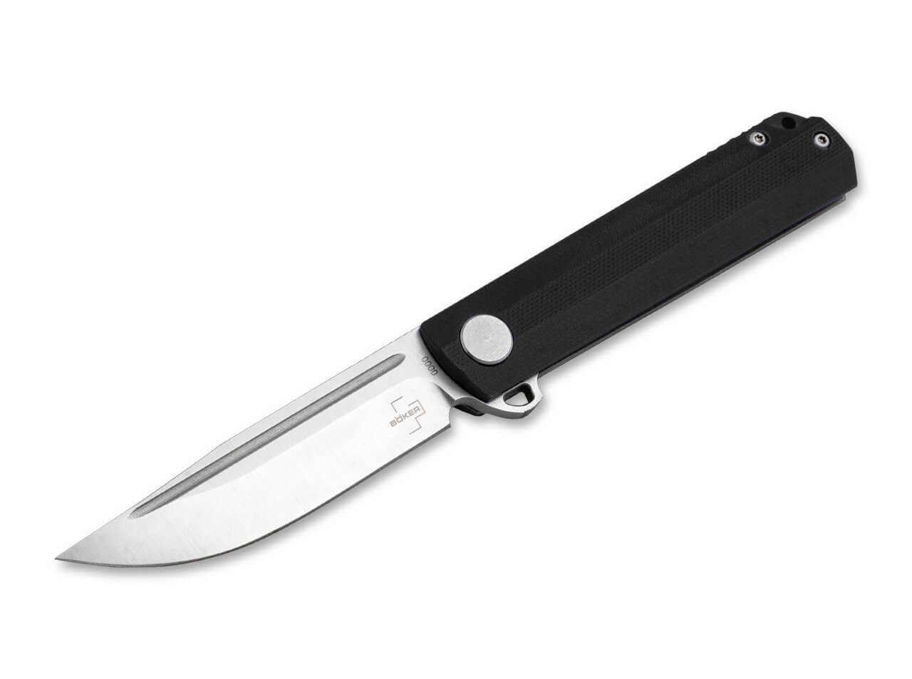 Boker Knives Boker Plus 01BO674 The Cataclyst Framelock Flipper Satin Blade with Black G10 Handles