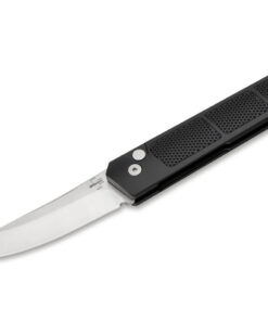 Boker Knives Boker Plus 01BO473 Kwaiken Auto Satin Blade with Black Grip Aluminum Handles