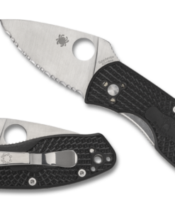 Spyderco C148SBK Ambitious Lightweight SpyderEdge Blade with Black FRN Scales