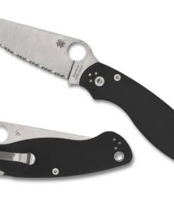 Spyderco C36GS2 MILITARY™ 2 Knife SpyderEdge Satin Blade with Black G10 Handles