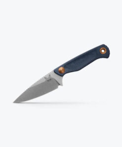 Benchmade Dacian™ Fixed Blade Knife Spearpoint Satin Blade with Blue Denim Micarta Handles
