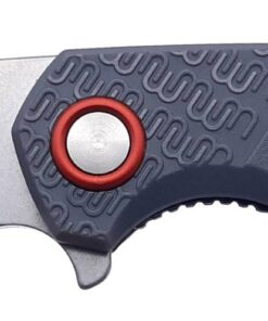 MKM Maniago Knife Makers Isonzo FX03-1PGY Folding Knife/ N690Co Stonewashed Blade with Grey FRN Handles