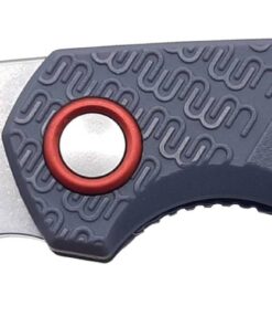 MKM Maniago Knife Makers Isonzo Cleaver FX03-2PGY Folding Knife/ Bohler N690Co Grey Blade/ with Grey FRN Handle