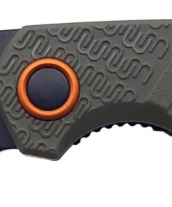 MKM Maniago Knife Makers Isonzo Clip Point FX03-3PGO Folding Knife/ Bohler N690Co Black Idroglider Blade with Brown FRN Handle