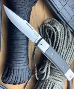 Lionsteel LSTBM1CF Best Man Carbon Fiber Slip Joint with One Blade