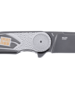 CRKT 4014 Fortuitous Michael Walker Limited Edition Design Liner Lock Folder Black Reverse Tanto Magnacut Blade with Milled Black Titanium Handles/ Damasteel Pivot