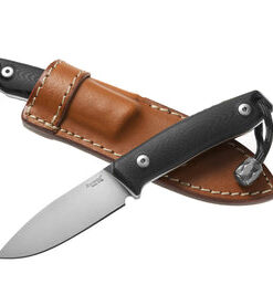 Lionsteel M1 GBK Fixed Blade Knife - BLACK G10 handle