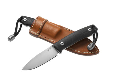 Lionsteel M1 GBK Fixed Blade Knife - BLACK G10 handle