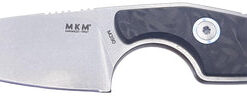 MKM Maniago Knife Makers Mikro MR02-CF Fixed Blade/ M390 Stonewashed Blade with Carbon Fiber Handles