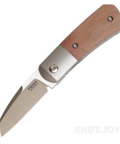 Enrique Pena X Series Front Flipper Micro Apache M390 Blade with Brown Micarta Handles