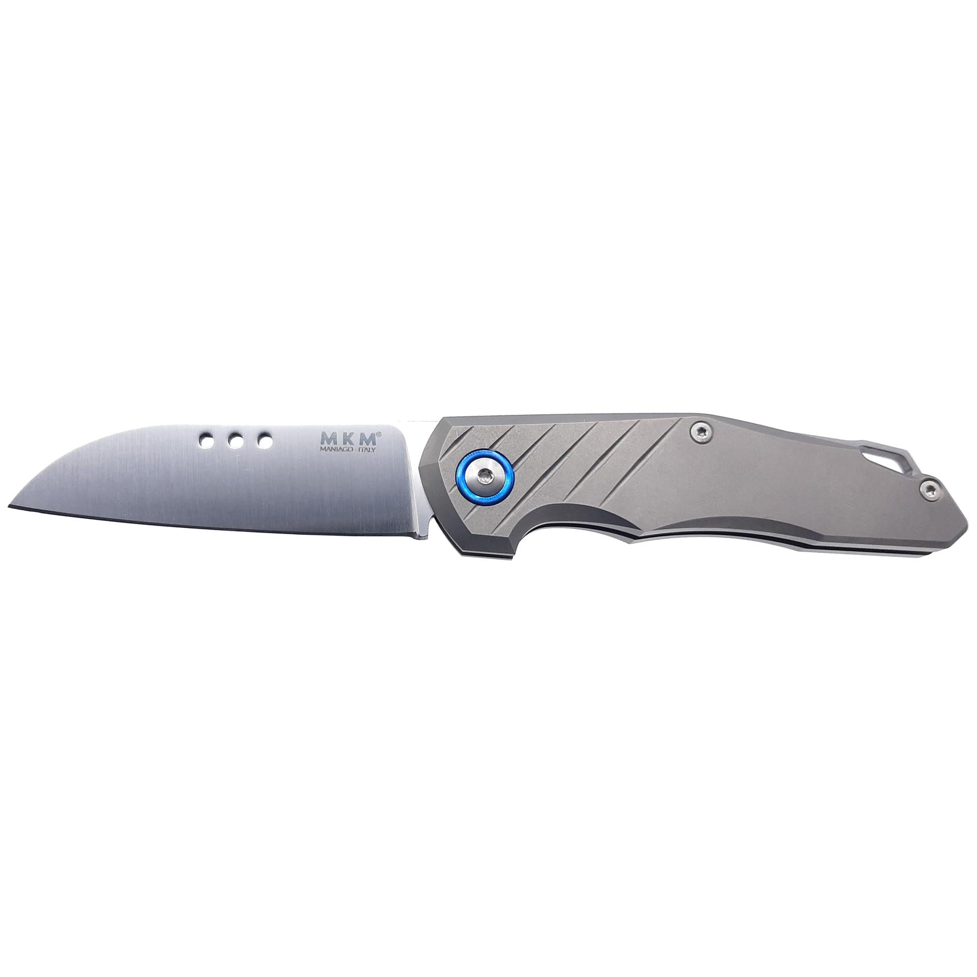 MKM Maniago Knife Makers Root RT-T Folding Knife/ M390 Satin Blade with GR.5 Titanium Handles