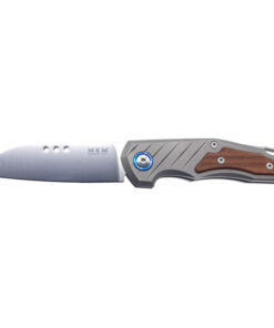 MKM Maniago Knife Makers Root RT-ST Folding Knife/ M390 Satin Blade with Titanium/ Santos Wood Handles