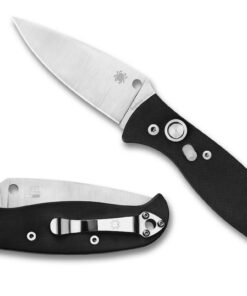 Spyderco C165GP2 Autonomy 2 Plain Edge Black G-10 AUTO