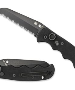 Spyderco C165GSBBK Autonomy 1 SpyderEdge Black G-10/ Black Blade AUTO
