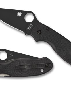 Spyderco C223PBBK Para 3 Lightweight Black Plain Blade Knife