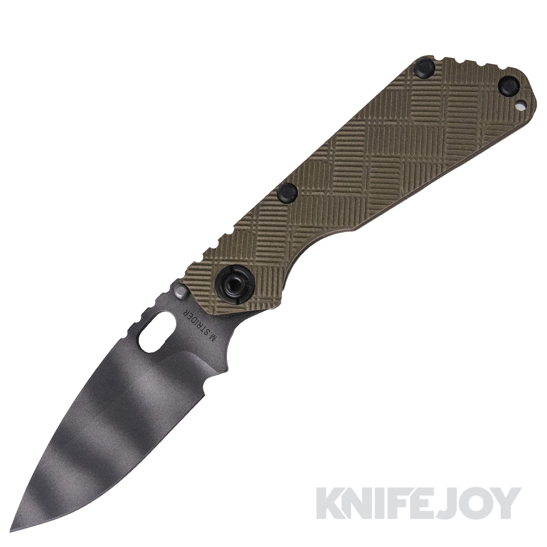 Mick Strider Custom Knives MSC Custom SnG Hybrid Blade with Hybrid Crosshatch G10 Handles