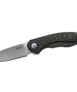 MKM Maniago Knife Makers Timavo VP02-C Folding Knife/  M390 Satin Blade with Carbon Fiber Handle