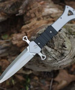 Boker Plus Inarsil - 4.68" D2 Satin Dagger Black G10 Flipper 01BP0061