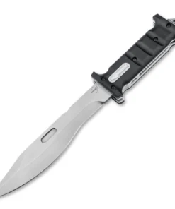 Boker Plus Extension Knife - 11.8" D2 Stonewash Transforming Fixed Blade, Black G-10 Handle 02BP0003