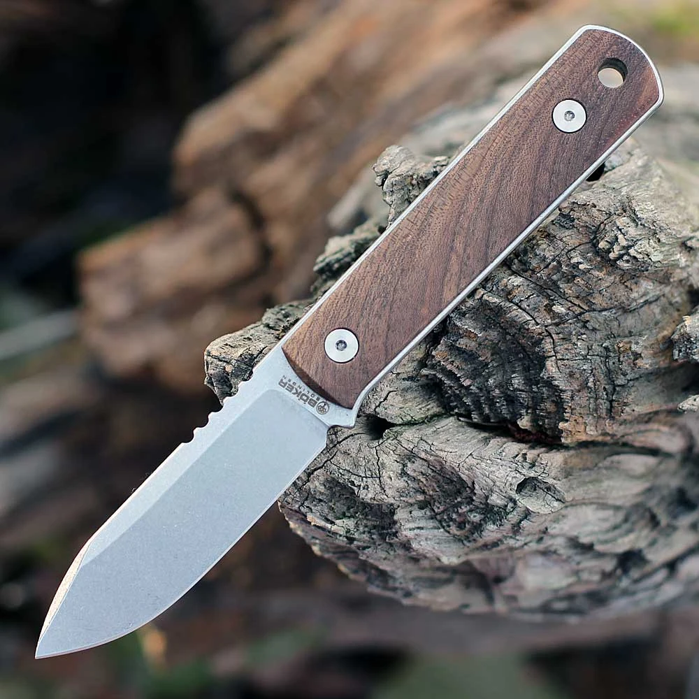 Boker BFF Packlite Walnut - 2.56" MagnaCut Fixed Blade 120748