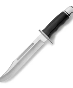 Buck 120 General – 7.3" 420HC Plain Blade Black Phenolic Handle 0120BKS-B