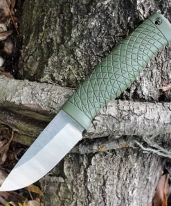 Boker Bronco Mini - 3.5" CPM-3V Scandi Drop Point, Green TPE 121501