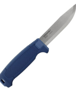Mora Kniv Amberg (S) Fixed Blade Knife 4.29" 12C27 Stainless Steel Scandi Grind Blue 14743