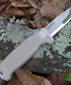 Morakniv Amberg Compact (S) — 7.72 in. Fixed Blade, 12C27 Stainless, Tan Handle (14748)