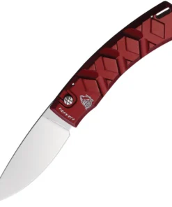 Piranha X - Red Alum (3.3" Mirr 154CM) PKCP14R