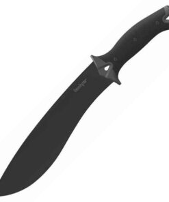 Kershaw Camp 10 Machete - 10.0" 65Mn Carbon Steel Black Powdercoat Recurve Blade GFN Handle 1077