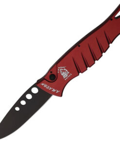 Piranha Amazon - Red  Alum (3.50" 154CM Blk) PKCP3RT