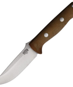 Bark River Bravo 1 - Natural Canvas Micarta (4.25" A2) BA111MNCM