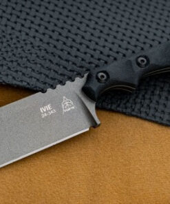 TOPS Ivie - Black Canvas Micarta (2.5" 1095) TPIV01