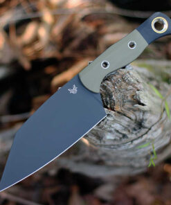 Benchmade Station Knife - CPM-154 Black Coated Blade, OD Green G10 Handle - 4010BK-01