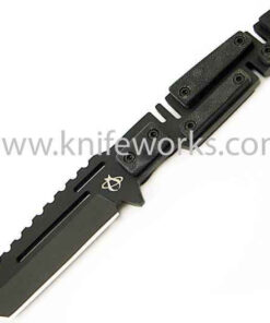 Mantis MF-4CM, Black G-10 Handle, Black 154CM Blade, Sheath