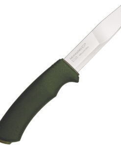 Mora Knives Bushcraft Forest,  4.3" SS Blade, Green Polypropylene Handle