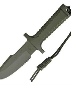 RPW X46 5" Tanto OD, Combo Edge, w/ Khaki Nylon Sheath