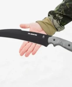 Tops X16 Ginunting - Black Linen Micarta (15.75" 1095) TPX16G01