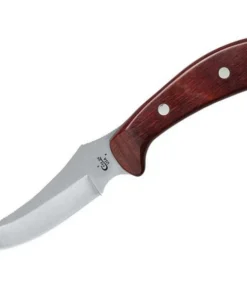Case Ridgeback Hunter 398 Rosewood Handle w/Leather Sheath (RIDGEBACK HUNTER)