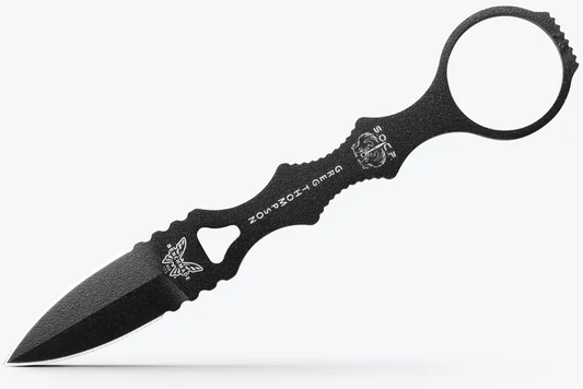 Benchmade Mini SOCP Dagger - 2.22" 440C Black Dagger Black Sheath 173BK