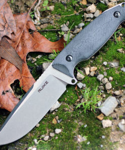 Ruike Jager F118B, 4.5" 14C28N Plain Blade, Black G-10 Handle
