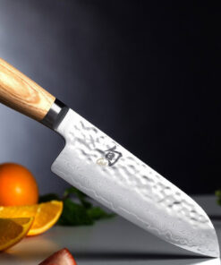 Shun Cutlery Premier Santoku - Blonde Wood ( 5.5" Dam) TDM0727W